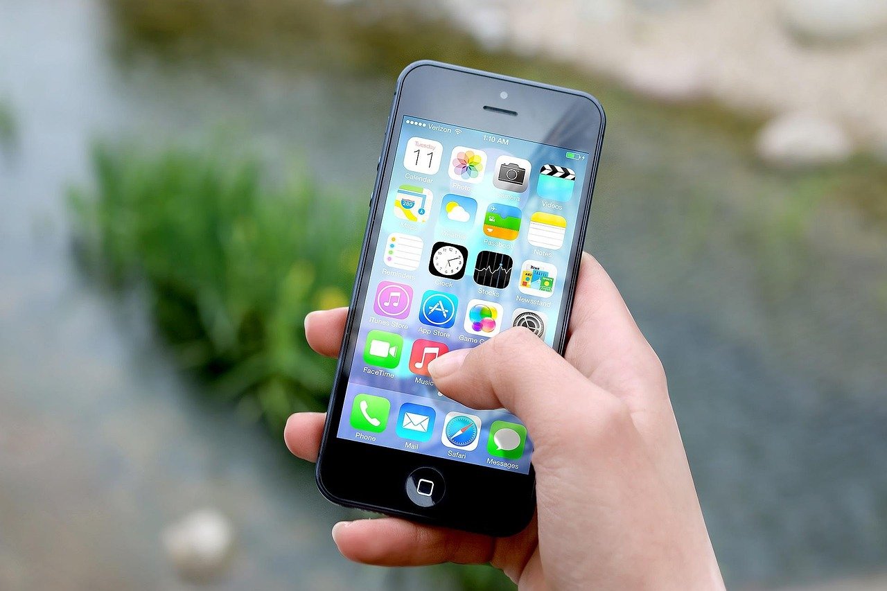 Someone browsing on a smartphone